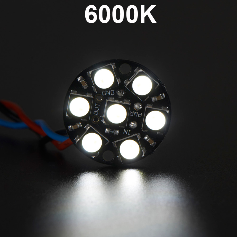 WS2812 7 x 5050 Addressable RGBW LED Neopixel Jewel Bulit-in Full Color Drivers